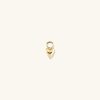 Single Mini Heart Hoop Charm