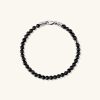 4mm Gemstone Beaded Bracelet