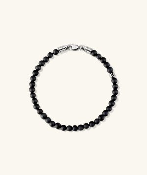 4mm Gemstone Beaded Bracelet
