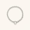 Bold Rolo Chain Charm Bracelet