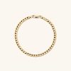 Flat Curb Chain Bracelet