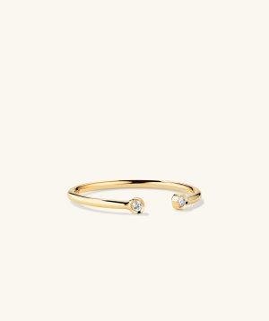 Diamonds Open Ring