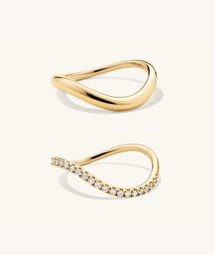 Dôme Figure Ring Pavé Diamond Bundle