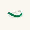 Slim Enamel Dôme Figure Ring