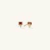Baguette Duo Studs