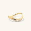 Dôme Figure Diamond Dipped Ring