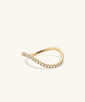 Dôme Figure Pavé Diamond Ring