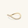 Dôme Figure Pavé Diamond Ring