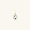Mosaic Enamel Marquise Pendant