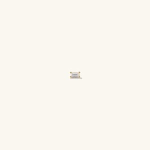 Piercing Studio - Baguette Diamond Flat Back Stud
