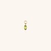 Marquise Gemstone Hoop Charm