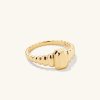Charlotte Step Cut Signet Ring