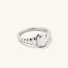 Charlotte Step Cut Signet Ring