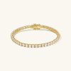 Lab Grown Sapphire Tennis Bracelet