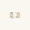 Duet Mixed Huggie Hoops