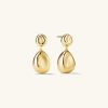 Organic Dôme Pebble Earrings