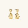 Organic Dôme Pebble Earrings