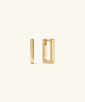 Block Medium Hoops