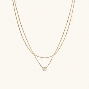 Layered Opal Necklace