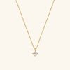 Round Topaz Necklace