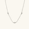 Floating Sapphire Necklace