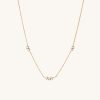Floating Sapphire Necklace
