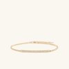 Pave Diamond Bar Bracelet